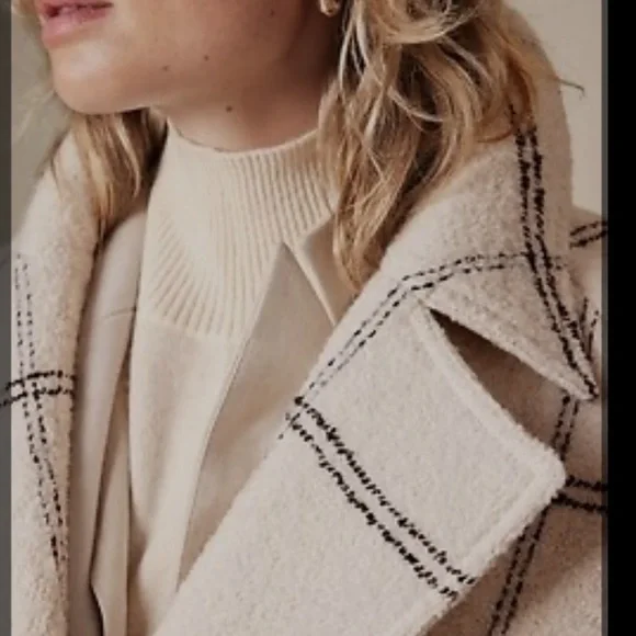 🩷NEW Wool Banana Republic Coat - Picture 3 of 8